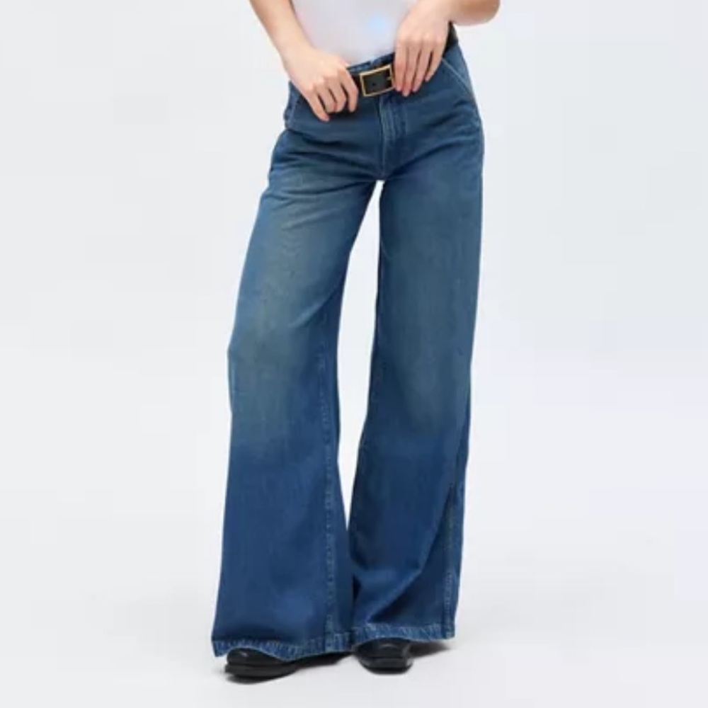 NWOT WRANGLER BONNIE LOOSE FLARE
WIDE JEANS size 26X32